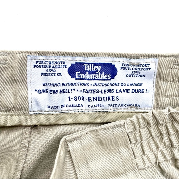 Women’s Tan Cargo Pants Tilley - Picture 2 of 6
